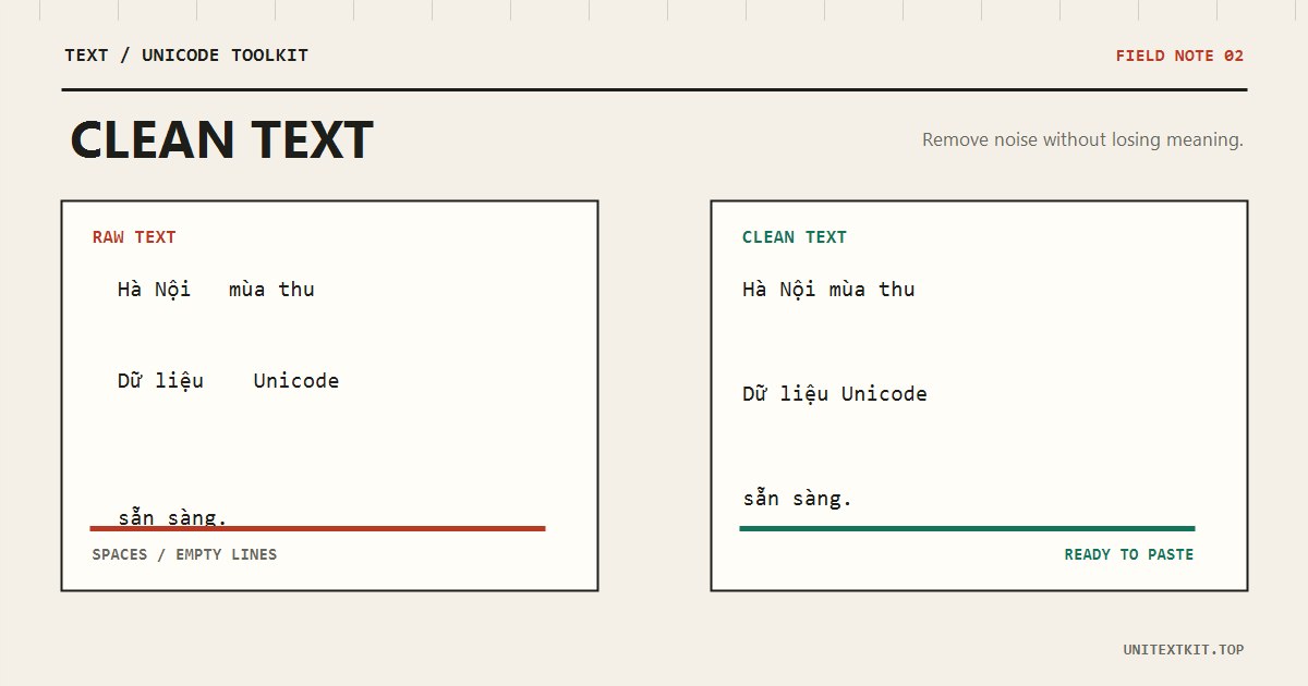 Illustration of messy text passing through a filter into clean lines